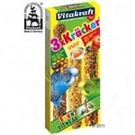 3x Vitakraft Cracker - - Miele/uova /frutta