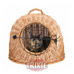 Trasportini per Gatti Trixie Transportín Mimbre Gatos/perro, Ø 50 Cm