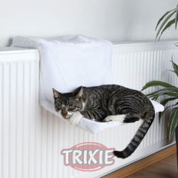 Amaca per Gatti Trixie Hamaca radiador, Peluche, 45x24x31 cm, borreguillo