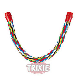 Appendini e bastoni per Uccelli Trixie Perchas cuerda multicolor, algodón