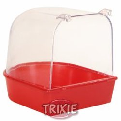 Vasche da bagno per Uccelli Trixie Bañera Colgante, Semicircular, 15X13X13 Cm