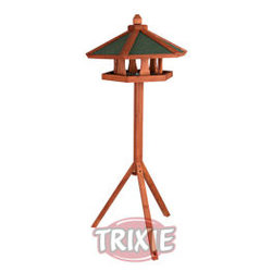 Ciotole cibo e dispenser acqua per Uccelli Trixie Comedero Pájaros, Natura, Ø 65X46 Cm,1.45 M
