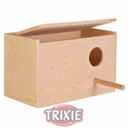 Nidi per Uccelli Trixie Nido Cotorritas Madera, 30X20X20 Cm