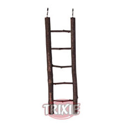 Giocattoli per Uccelli Trixie Escalera Tronquitos Natural, 5 Peldaños, 26 Cm