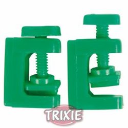 Tubi, ventose e clips per Pesci Trixie 2 Pinzas Control Tubo Aire, Ø 5 Mm, Verde