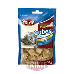 Semiumidi per Gatti Trixie Premio Cubes, pescado