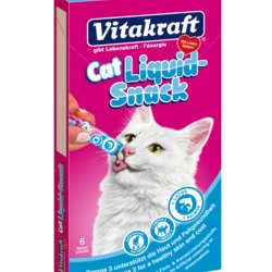 Semiumidi per Gatti Vitakraft Cat Liquid Snack Salmon+Omega3