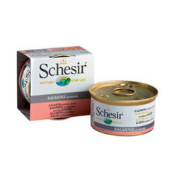Cibo umido per Gatti Schesir Salmone al Naturale con Acqua di Cottura