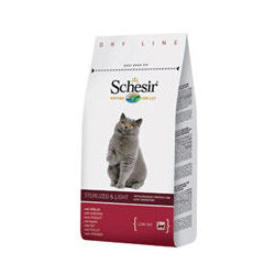 Cibo secco per Gatti Schesir Sterilizzato e Sovrappeso
