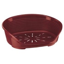 Cucce per Cani Ferplast Lettino in Plastica Siesta Deluxe Bordeaux