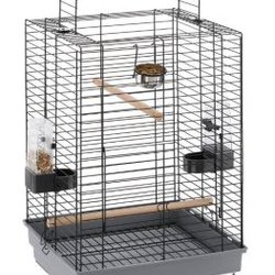 Uccelli Medi per Uccelli Ferplast Cage Max 4 Black