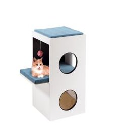 Lettino per Gatti Ferplast Cat Tree Blanco