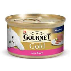 Cibo umido per Gatti Gourmet Gold Mousse con Manzo Selezionato