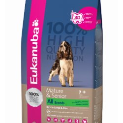 Cibo secco per Cani Eukanuba Mature & Senior Agnello e Riso 12 KG