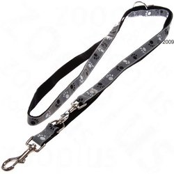 Guinzaglio Trixie Silver Reflect zampine - - L 200 x H 1,5 cm - regolabile
