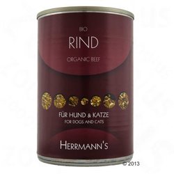 6 x 400 g Herrmanns Bio Carne - - Tacchino puro