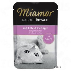22 x 100 g Miamor Ragù Royal in salsa - - Anatra & Pollo