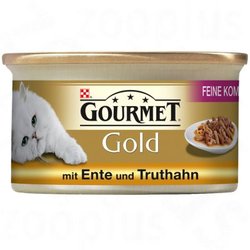 12 x 85 g Gourmet Gold Doppio Piacere - - Manzo e Pollo