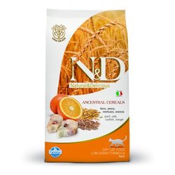 Farmina N&D Low Grain Merluzzo e Arancia Adult Cat - 1,5 kg