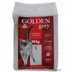 Lettiera per gatti Golden Grey - - 14 kg