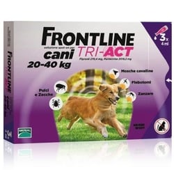 Frontline Tri-Act soluzione spot-on per cani 20-40 kg - 3 pipette da 4 ml