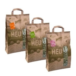 Set Fieno Bunny da prati naturali non trattati - 750 g (3 x 250 g)