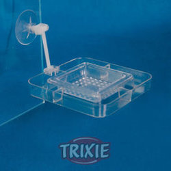 Alimentatori automatici per Pesci Trixie Cono Distribuidor Con Tamiz, 7X7 Cm