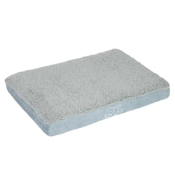 Letto Memory rettangolare - grigio - L 100 x P 65 x H 9,5 cm (disegno: cane)