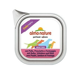PFC Almo Nature Adult Cane Daily Menù Pollo Prosciutto e Formaggio 300 Gr