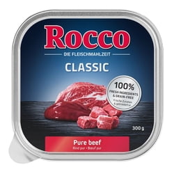 Rocco Classic Vaschette 9 x 300 g - Manzo con Selvaggina