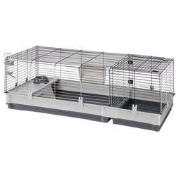 Gabbia Plaza 140 - Set %: Gabbia + Casetta (L 42 x P 60 x H 50 cm)