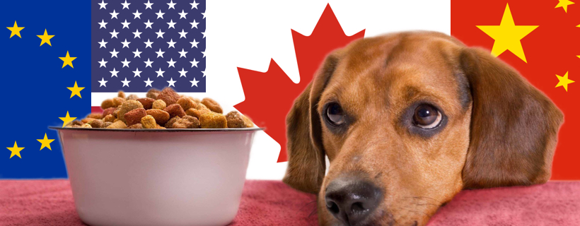 Norme e direttive per la produzione di alimenti per animali: Europa vs USA vs Canada vs Cina