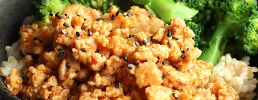 Mix di tacchino, riso e verdure