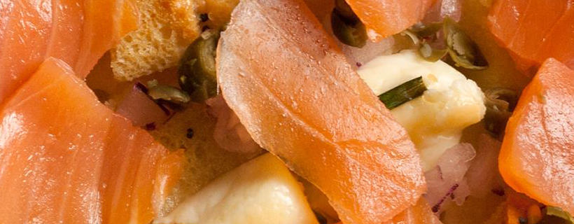 Salmone in casseruola