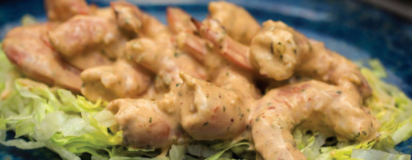 Gamberi in salsa rémoulade