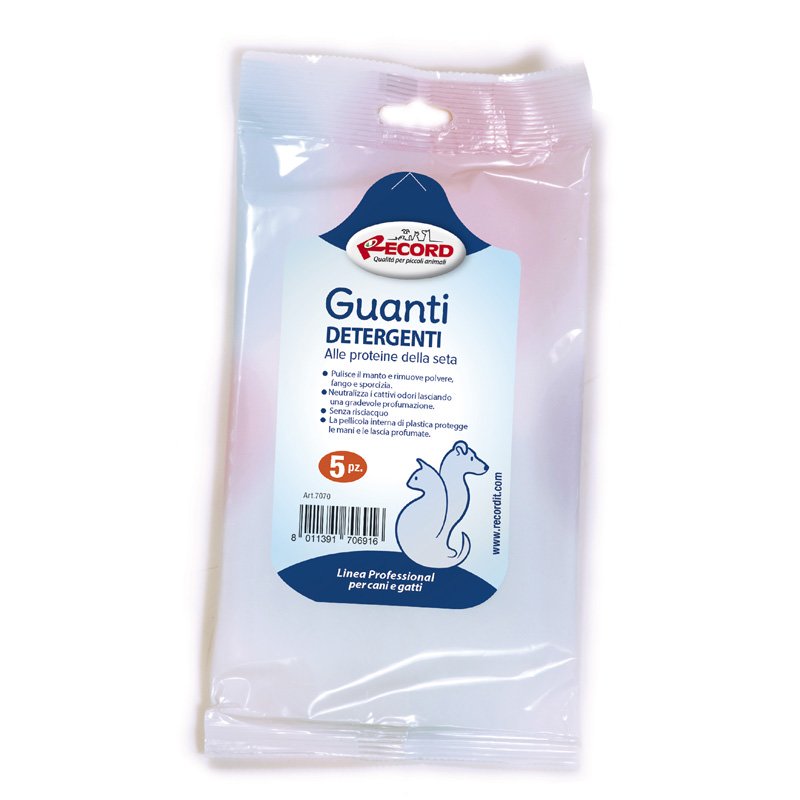 guanti detergent con proteine della seta